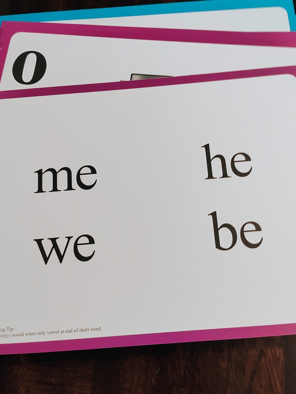 Basic Phonics Flashcards - Blue/Pink - Picture 3 of 7